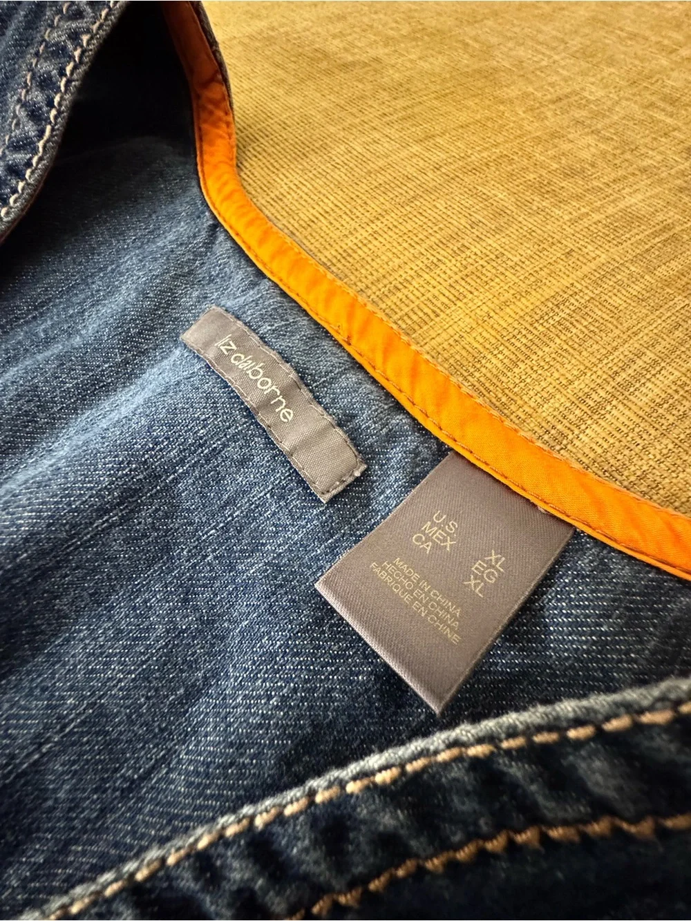 Vintage Liz Claiborne Denim Vest